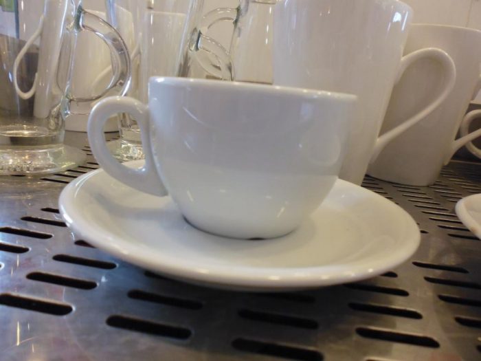 3oz Espresso Cup & Saucer Box of 6 (White) Kendricks Tea & Coffee