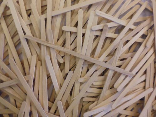 5.5 Inch Medium Wooden Stirrers x 1000