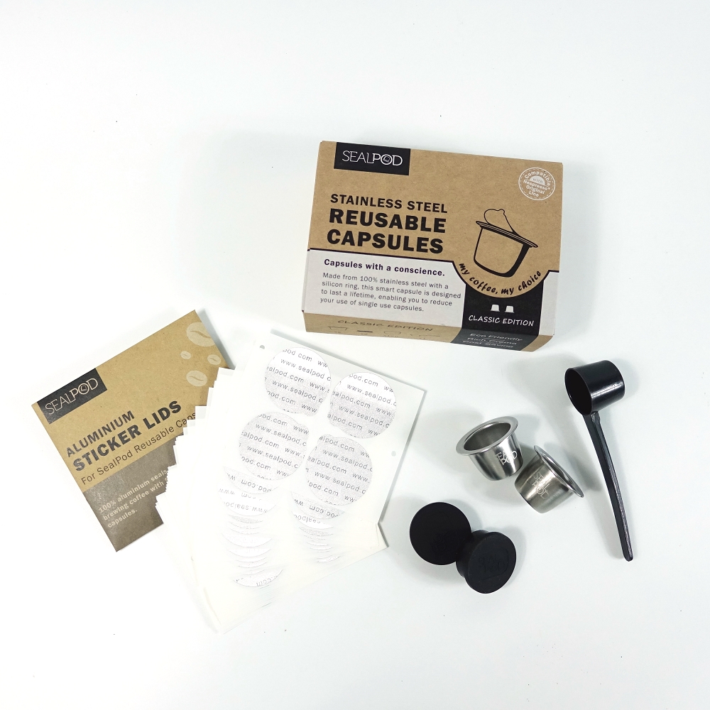 Reusable Pod Classic Starter Kit Duo Nespresso Original Kendricks